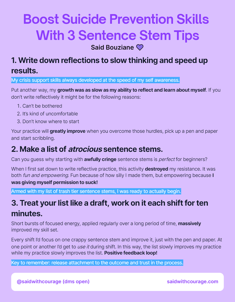Boost Suicide Prevention Skills With 3 Sentence Stem Tips