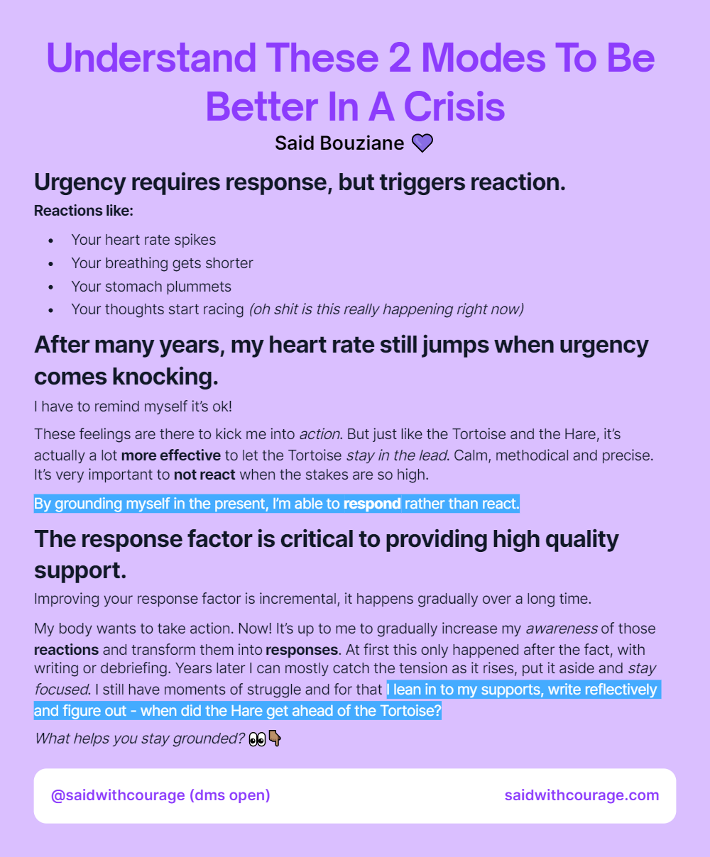 Understand These 2 Modes To Be Better In A Crisis