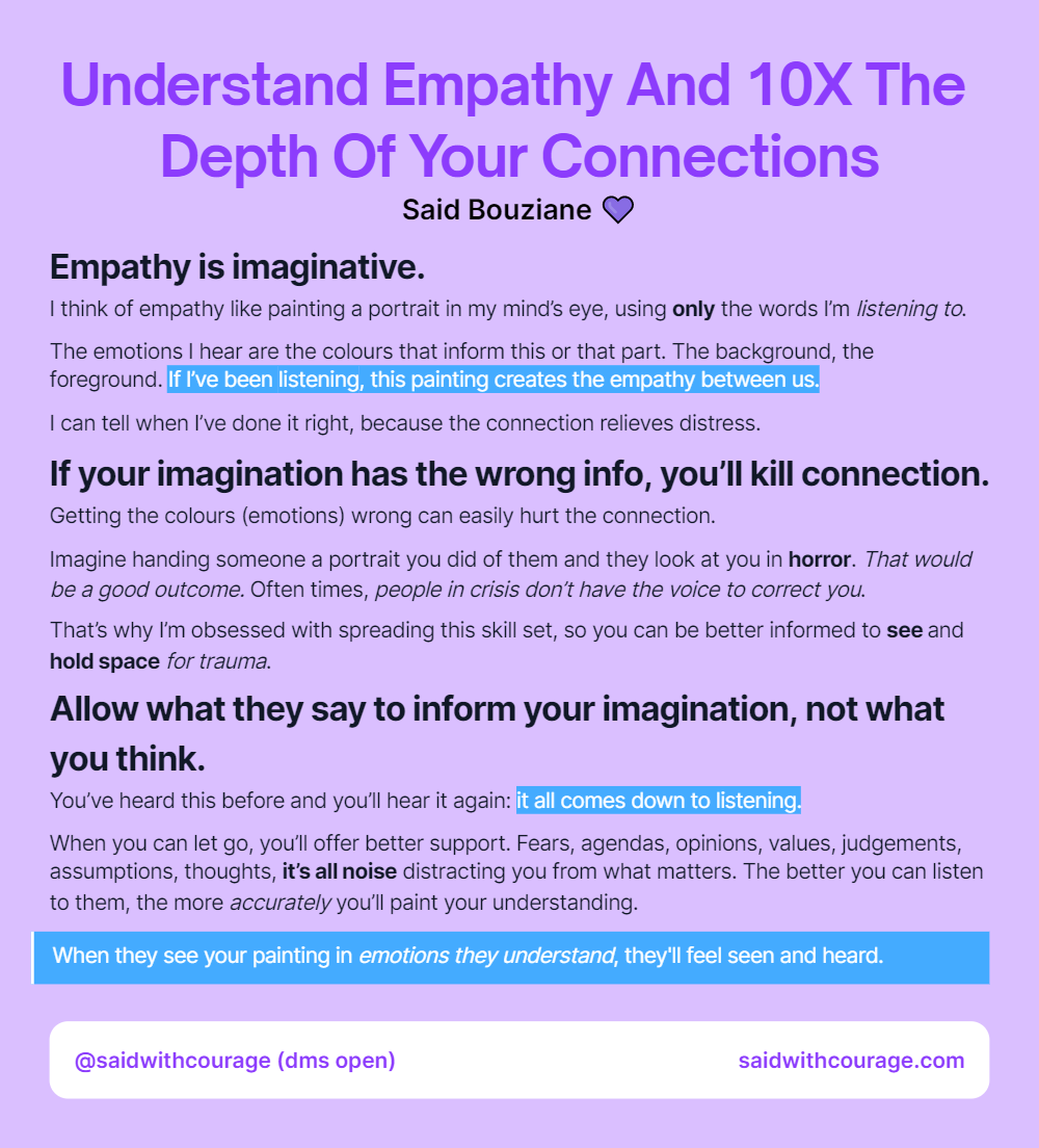 Understand Empathy And 10X The Depth Of Your Connections